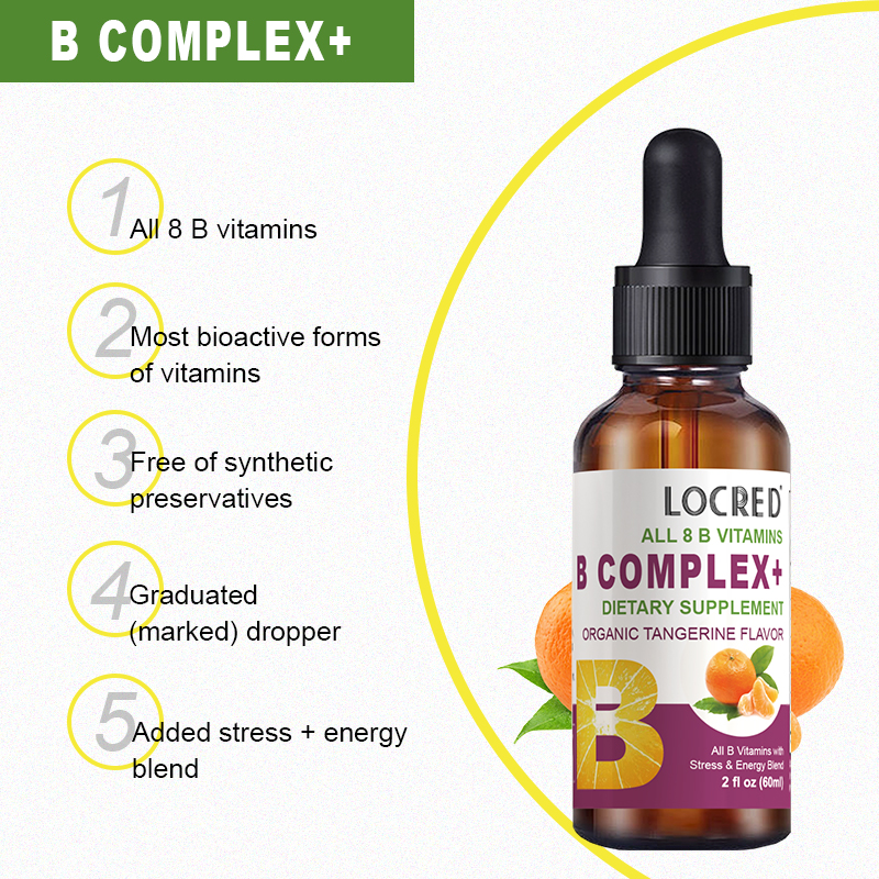 8B VITAMINS B COMPLEX drop for support metabolism,fight fatigue,improve cognitive perfoRmance