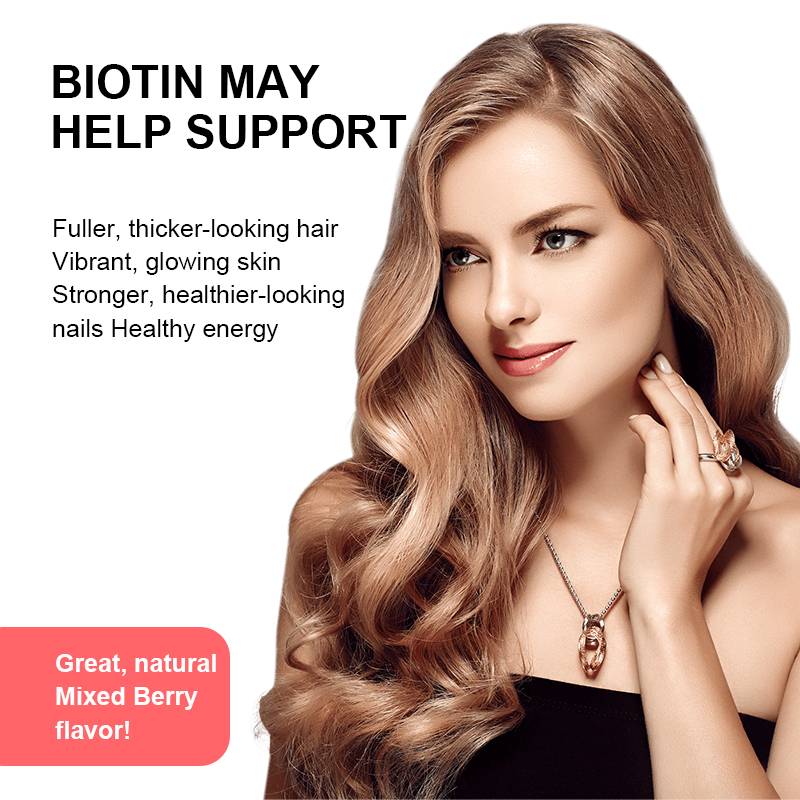 Liquid Biotin & Collagen  Natural Supplement for  Absorption to Support Healthy Skin & Strong Nails