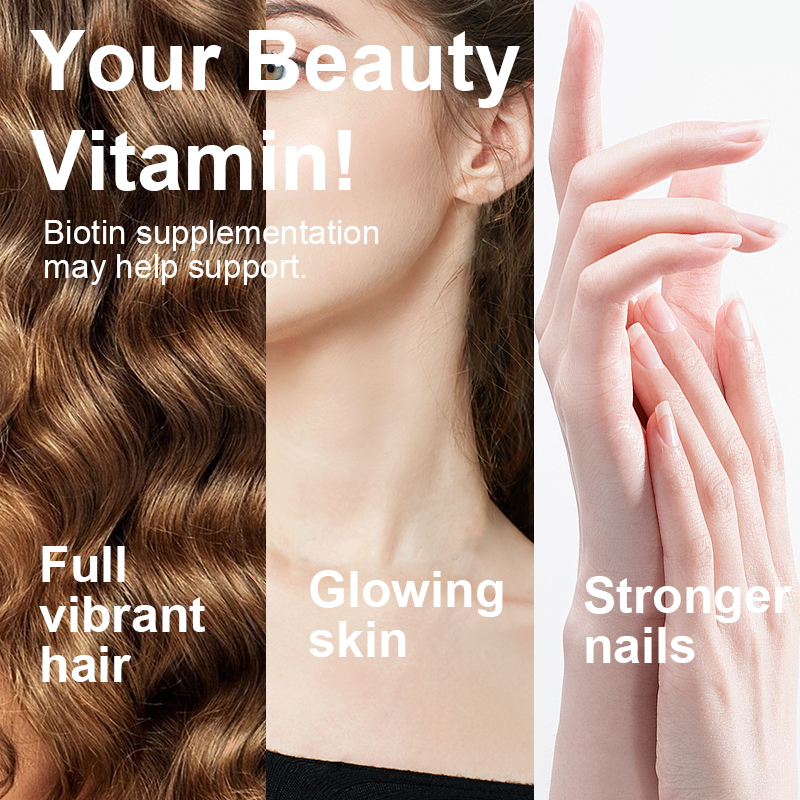 Liquid Biotin & Collagen  Natural Supplement for  Absorption to Support Healthy Skin & Strong Nails