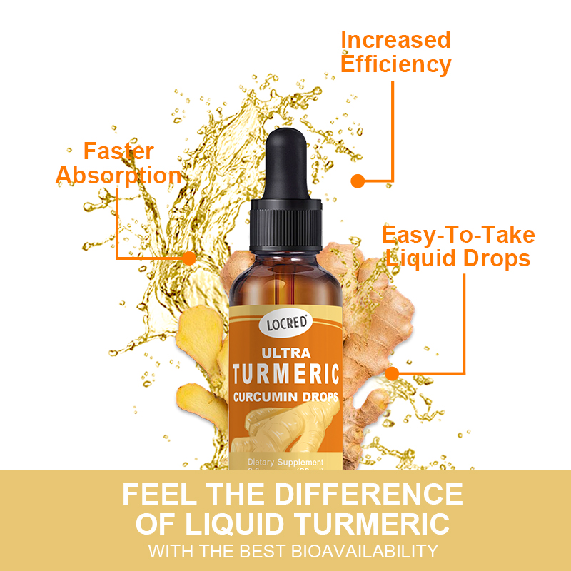 OEM Wholesale High quality Liquid Herbal Blend and Turmeric Gold Liquid Drops for Men & Women