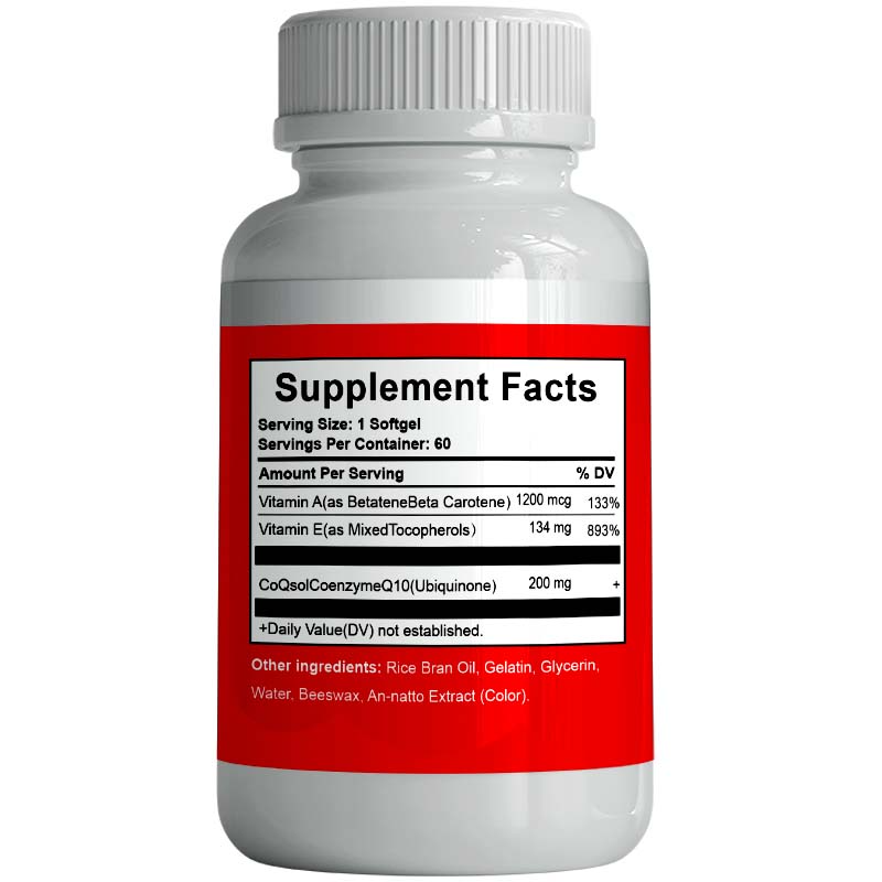 CoQ10 Softgels Supports Heart Health & Cognitive Function