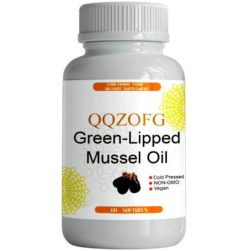 Green-Lipped Mussel Oil Softgel Capsules Cold Pressed Non-GMO Vegan