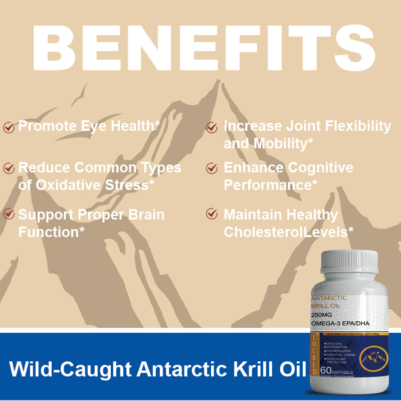 Krill Oil Soft Capsule Dietary Supplements Softgels Health Supplement  Immune Booster Supplements