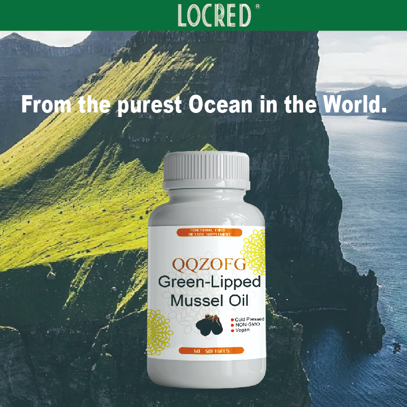 Green-Lipped Mussel Oil Softgel Capsules Cold Pressed Non-GMO Vegan