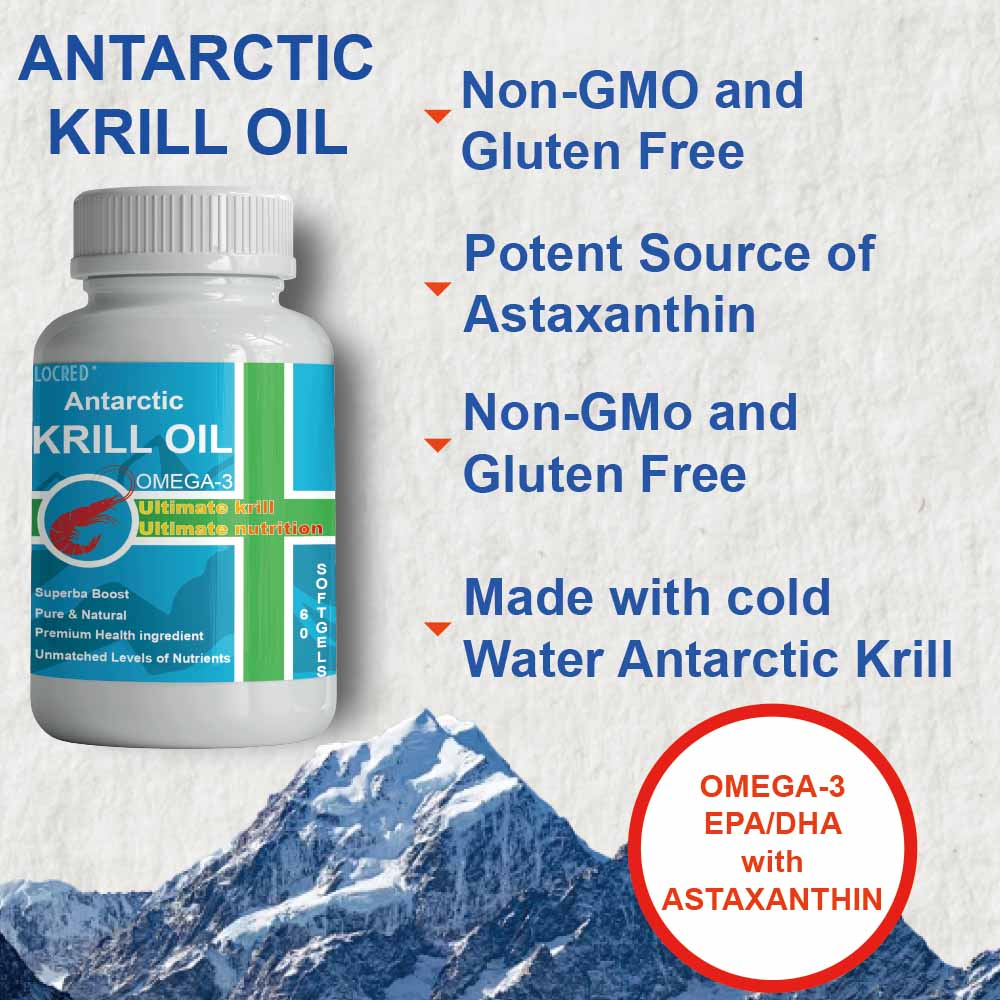 Factory Wholesale antarctic krill Oil Omega 3 Supplements Softgel Capsules