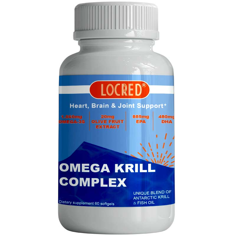 Omega 3 Fish Oil  Supplement Antarctic krill and fish oil Soft Capsules For Men And Women