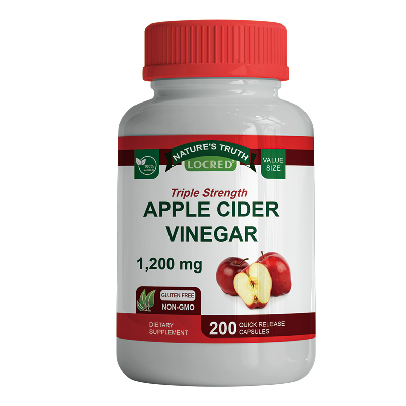 Apple Cider Vinegar Capsules with Vegan ACV  Vitamin B6 & B12 Supplement