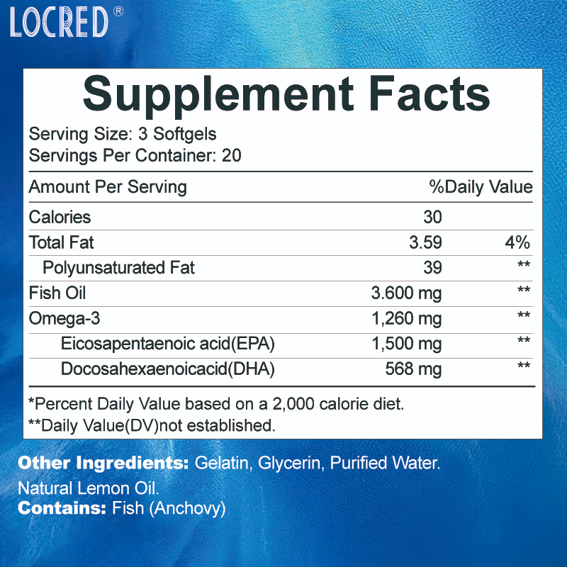 Omega 3 softgel supplement Omega 3 fish Epa Dha fish oil capsule