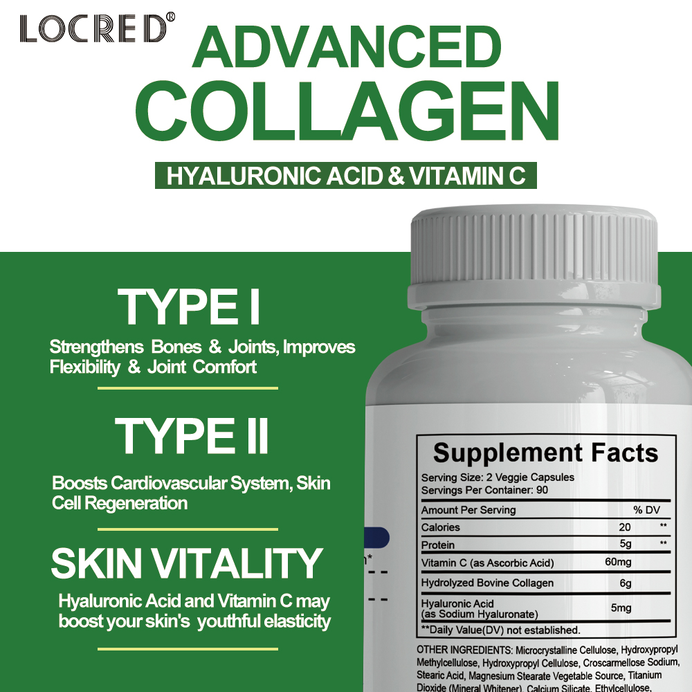 Collagen Capsule Supports the structure of healthy skin