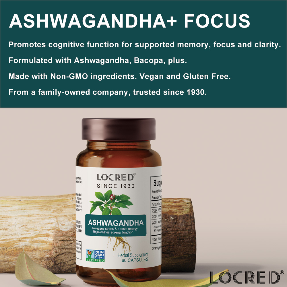 Ashwagandha Promotes Quality Sleep & Clarity Herbal Supplement capsule