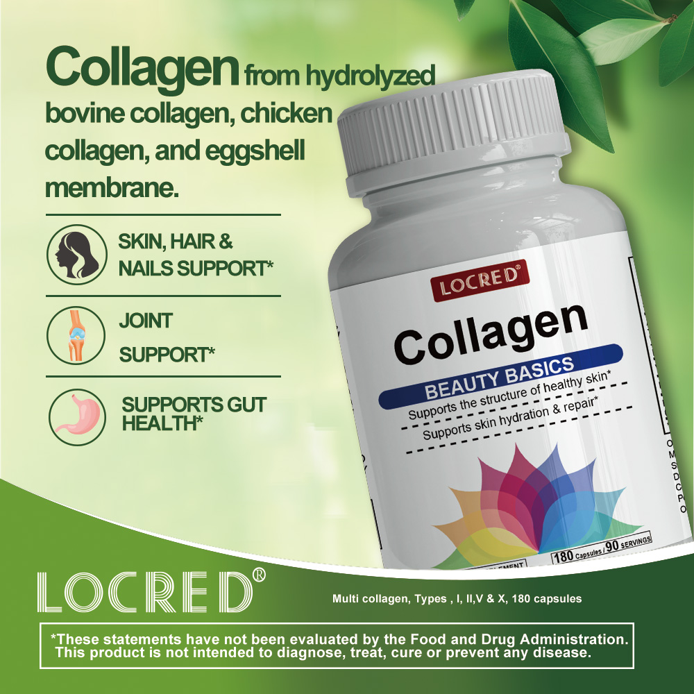 Collagen Capsule Supports the structure of healthy skin