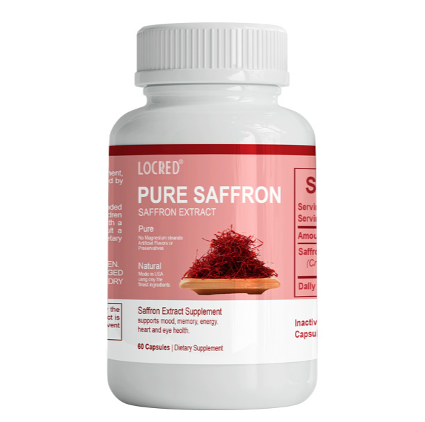 private label wholesale OEM ODM PURE SAFFRON EXTRACT capsule for support mood memory energy heart and eye health