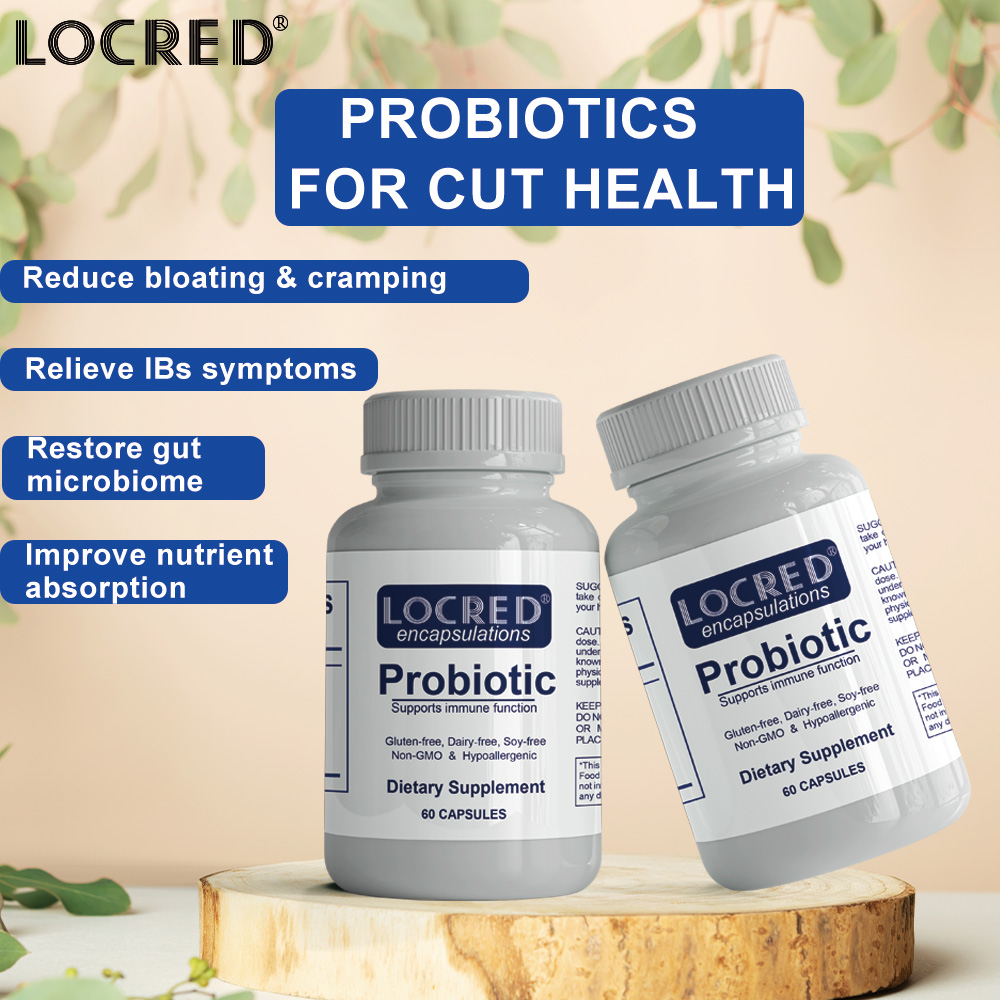 Probiotic Capsules for help support intestinal flora boost nutrient absorption reduce bloating