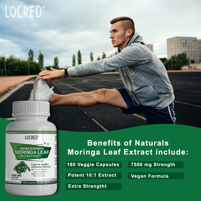 Quality MORINGA Capsules Single Origin MoringaEnergy, Metabolism, & Immune Support