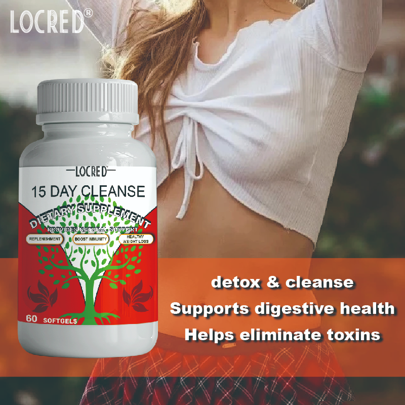 Manufacturer 15 Day Cleanse softgels Gut and Colon Support Advanced Formula