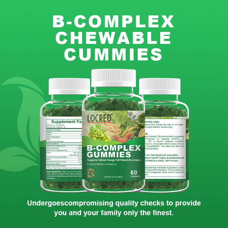 B-COMPLEX GUMMIES Supports Cellular Energy Full Vitamin-B complex