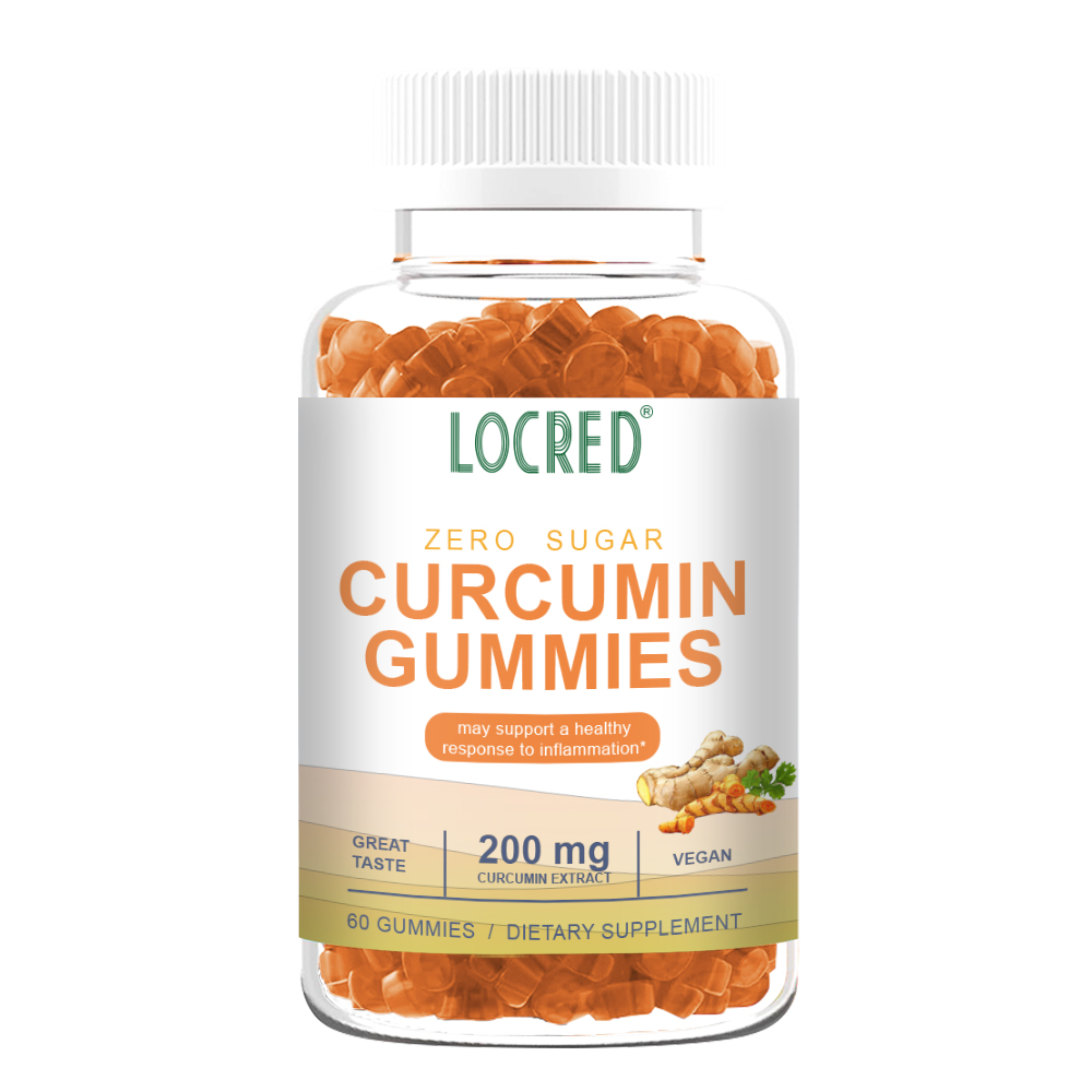 Curcumin Turmeric Ginger Gummies 200mg curcumin extract