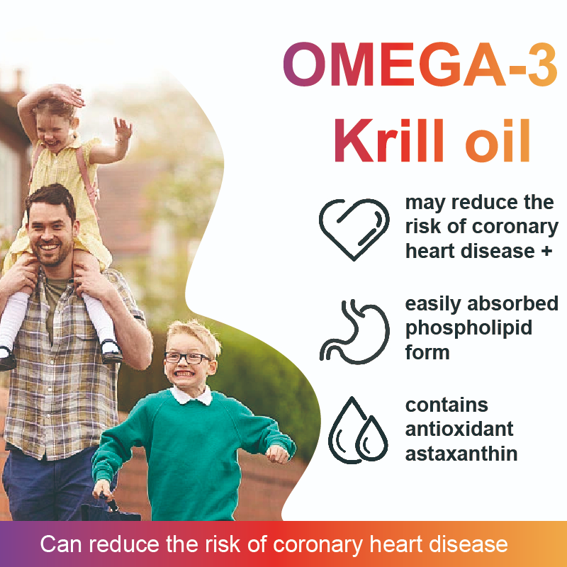 Omega Krill Complex oil Omega 3 Fish Oil Softgels Capsules Superba Boost for heart,brain & joint support