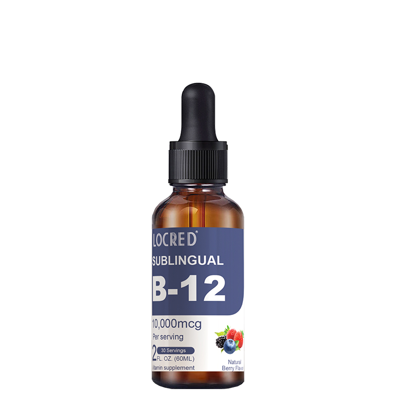 Liquid Supplement Vitamin B12 Drop Natural Berry Flavor 60 ML