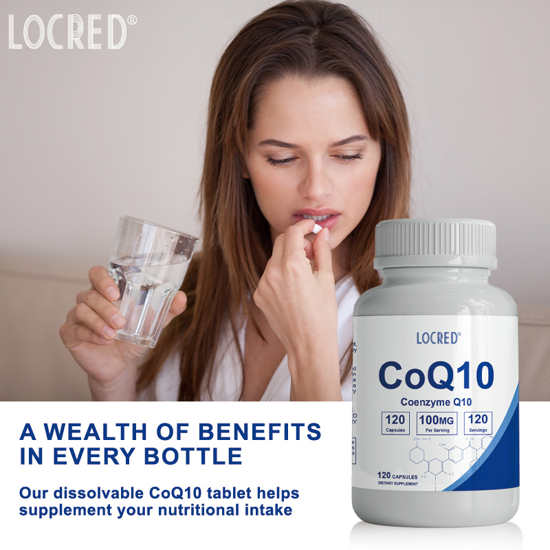 High Absorption 100MG per Serving Coenzyme Q10 Capsule