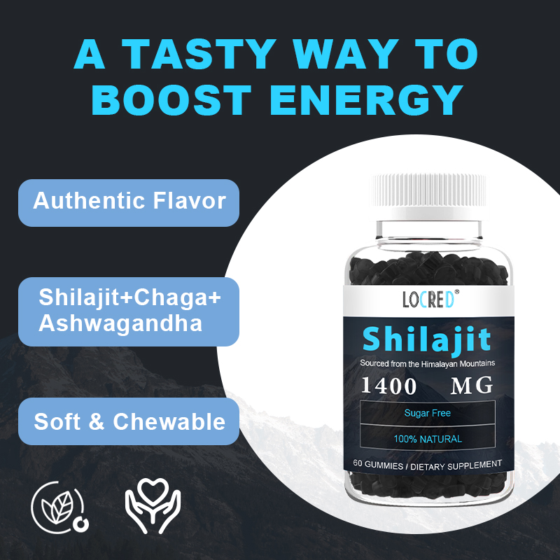 Suger Free 100% Natural Herbal Shilajit Root Extract Pure gummy