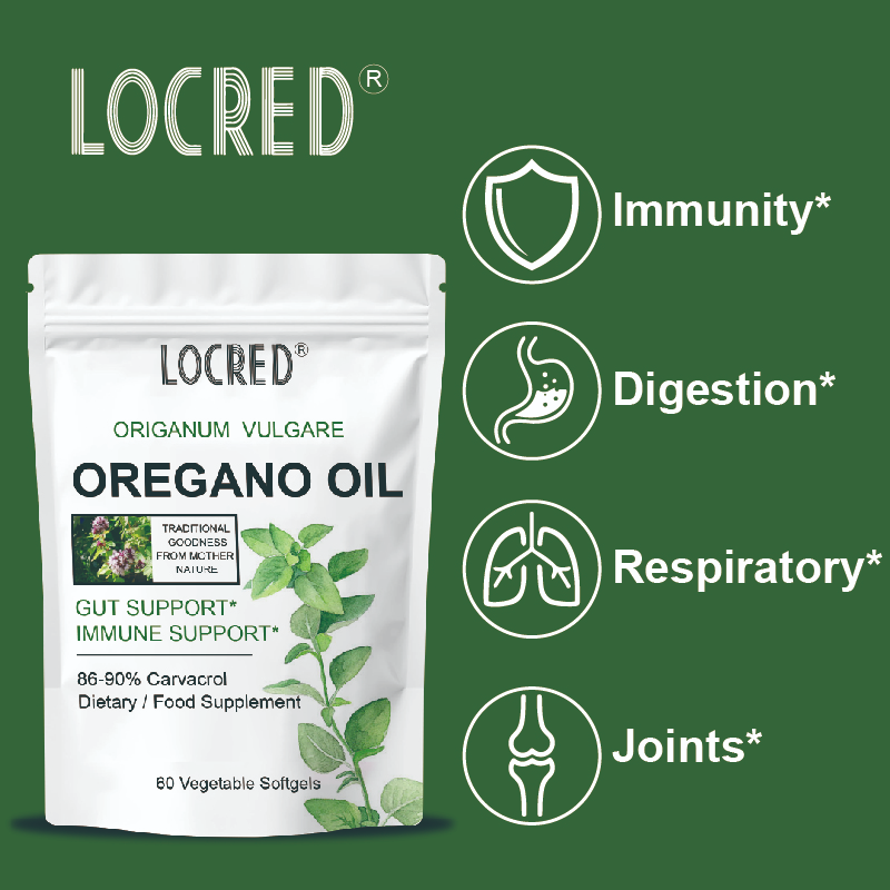 Natural Oregano Oil Enhance Immunity Antioxidant for Weight Loss Oregano Oil Softgel