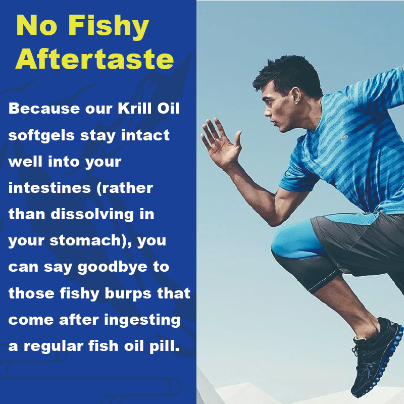 Antarctic Krill Oil Supplement 1000mg Per Serving 300 Soft-Gels Rich in Omega-3s EPA DHA & Astaxanthin