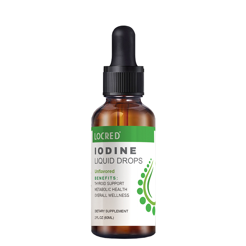 Iodine Drops Vegan Liquid Supplement Solution Supports Metabolic Heath