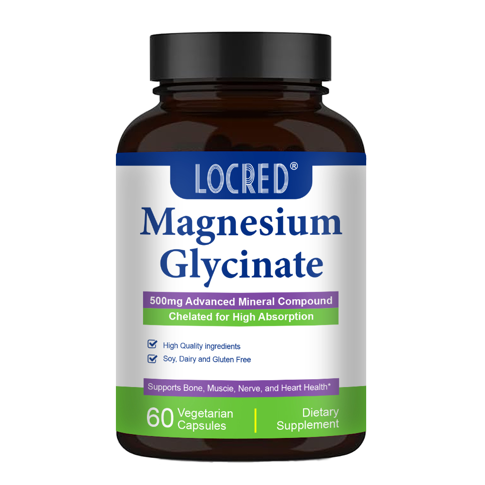 Magnesium Glycinate Capsule Supplement for Adults Kids Men Women Natural Calm