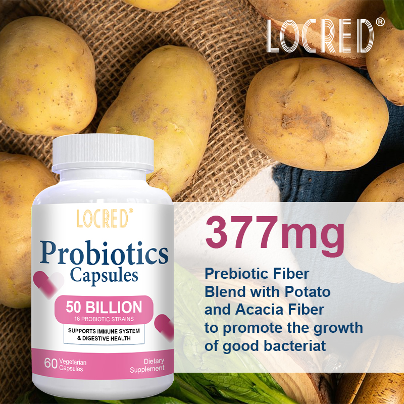 Health care 60 counts Active Organisms Non-GMO & Gluten Free Probiotics Supplements capsules