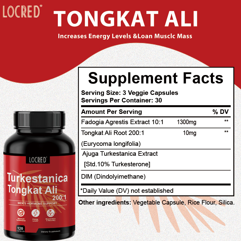 TONGKAT ALI capsule for enhance muscle growth boost strength for man