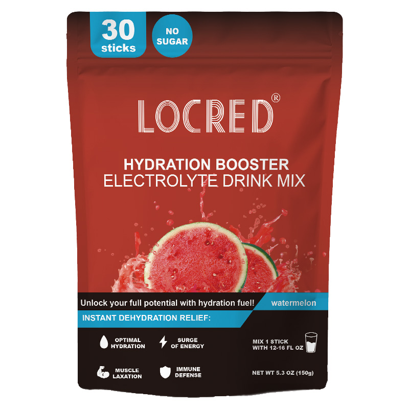 Hydration promoter electrolyte drink mix no suger 30 stick for immune defense