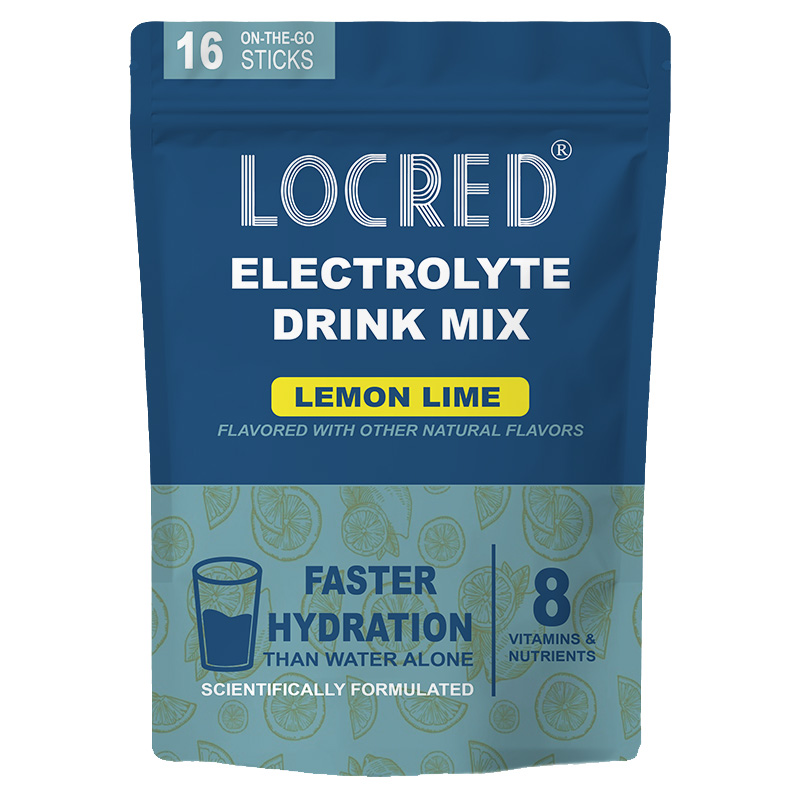 Daily electrolytedrink mix lemon lime flavor 8 vitamins & nutrients