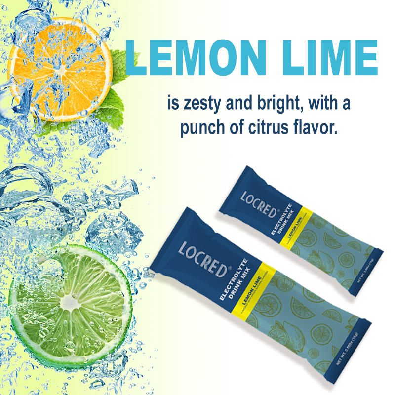 Daily electrolytedrink mix lemon lime flavor 8 vitamins & nutrients