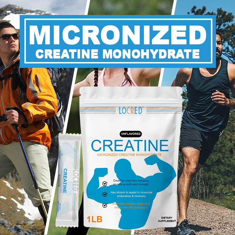 Unflavored Creatine Micronized creatine monohydrate increased muscle mass