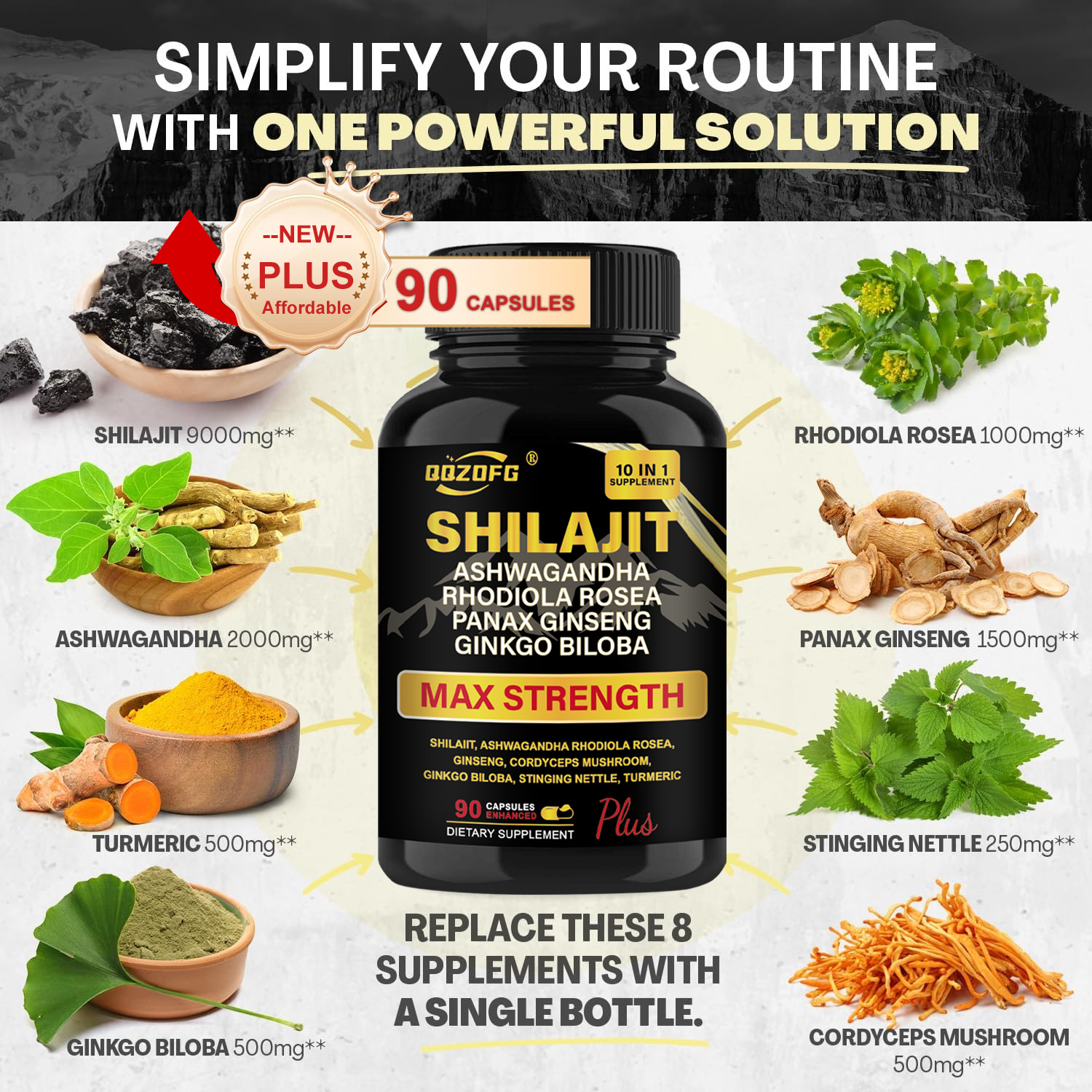 Shilajit Capsule OEM service Himalayan Shilajit Extract Capsules supplement shilajit capsules