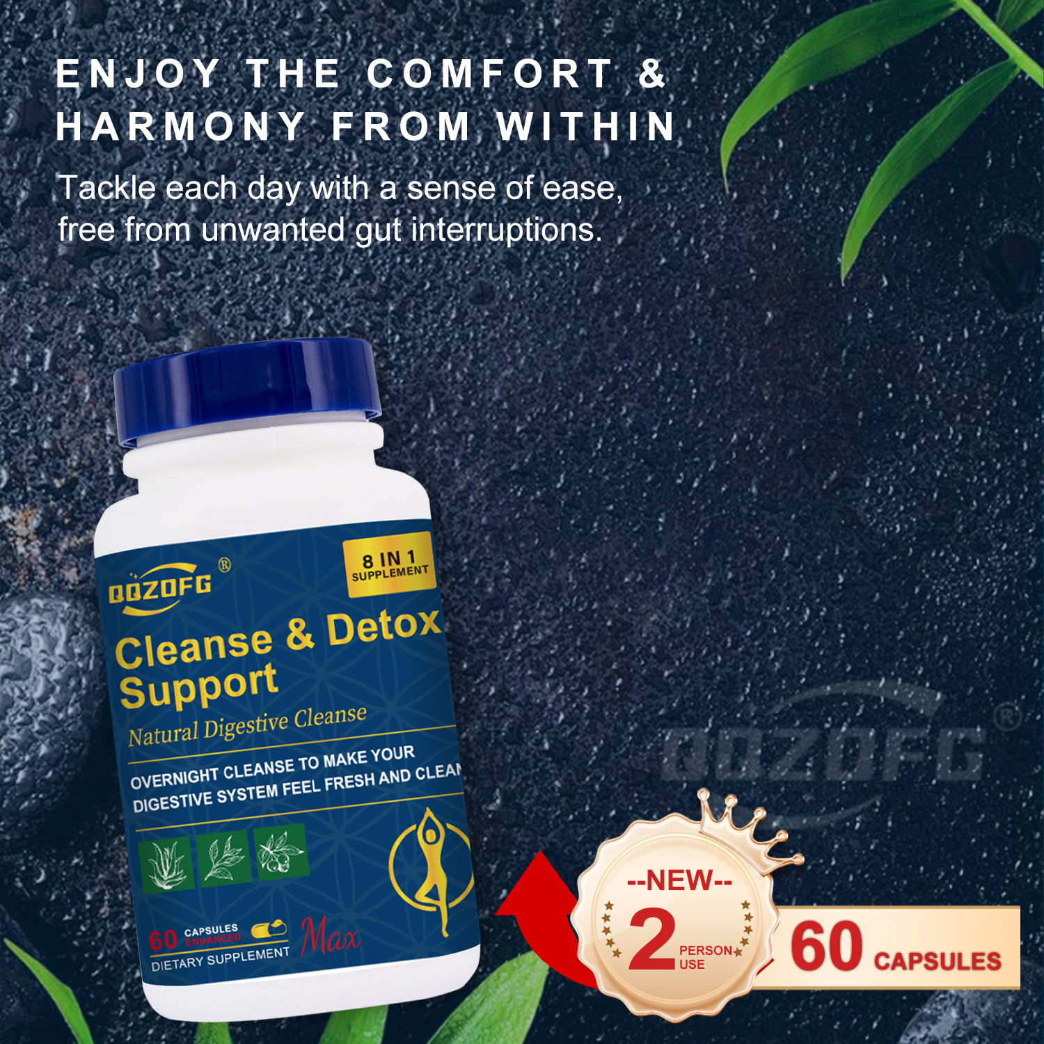 15 Day Cleanse Capsule Gut and Colon Support Advanced Formula