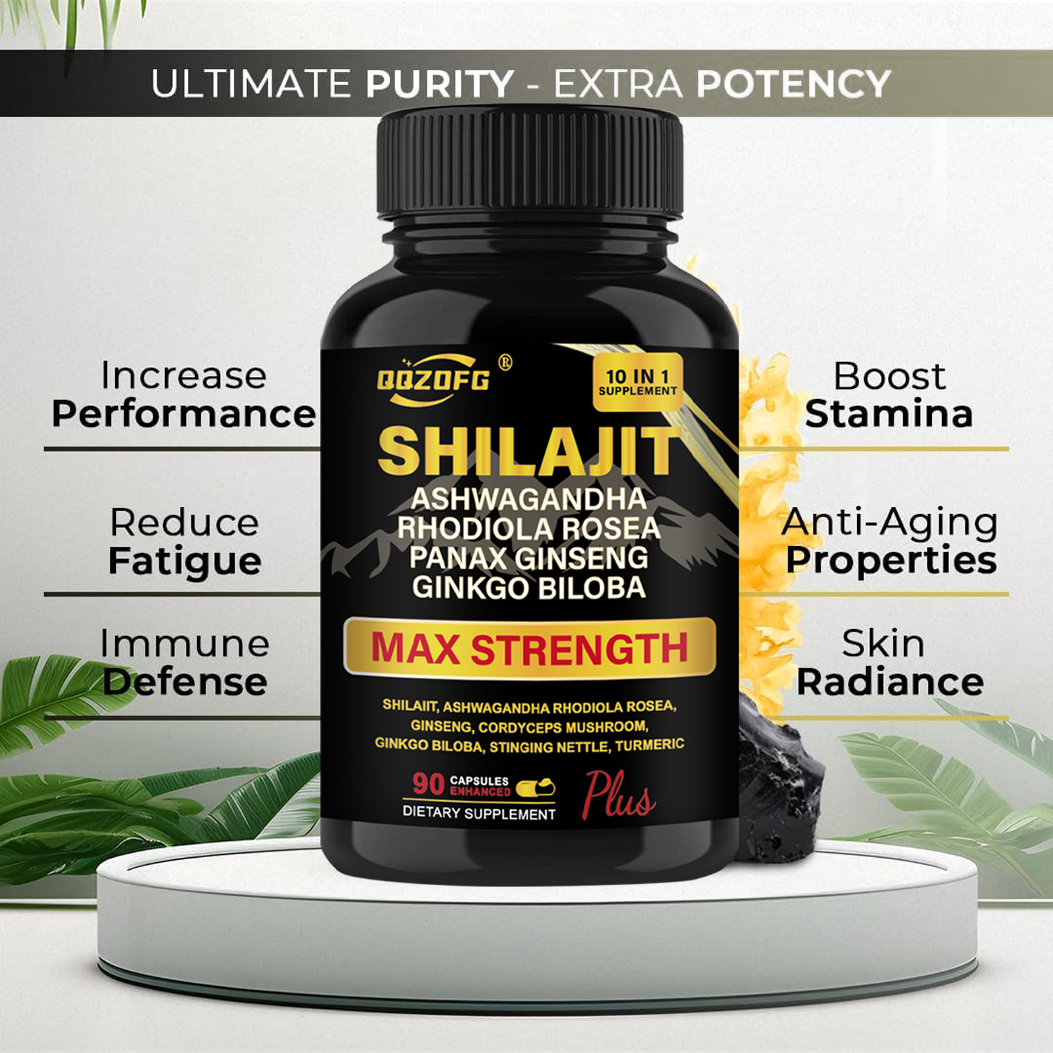 Shilajit Capsule OEM service Himalayan Shilajit Extract Capsules supplement shilajit capsules