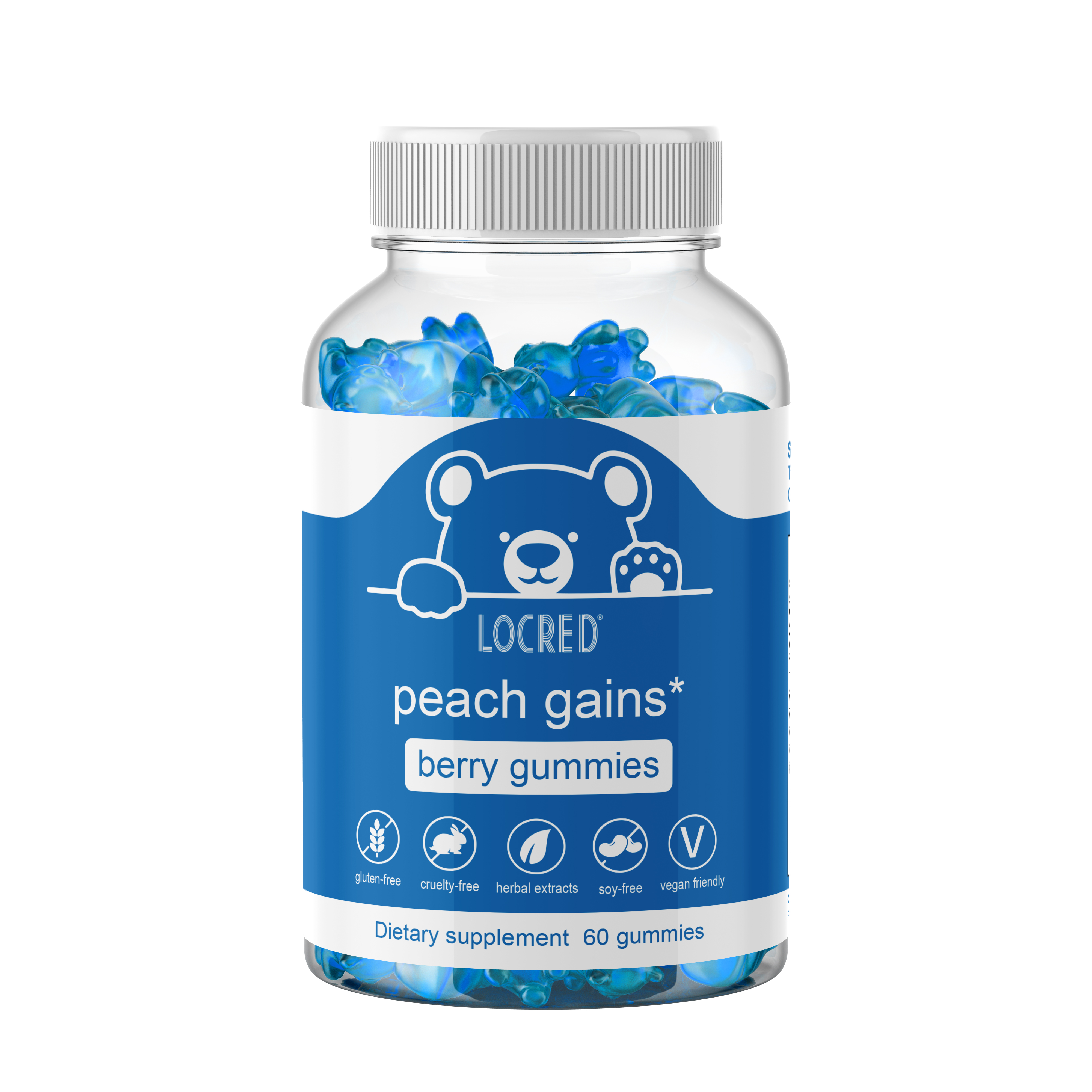 Peach Gains Gummy With Multi Vitamins Berry Gummy Butt Increase Supplement