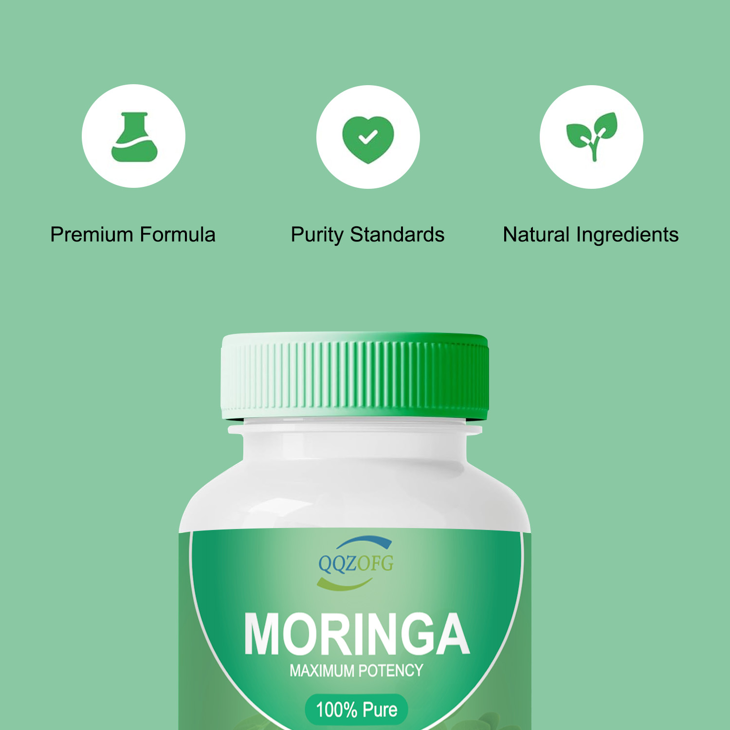 Moringa Herbal Supplements Capsules Horseradish Tree Extra