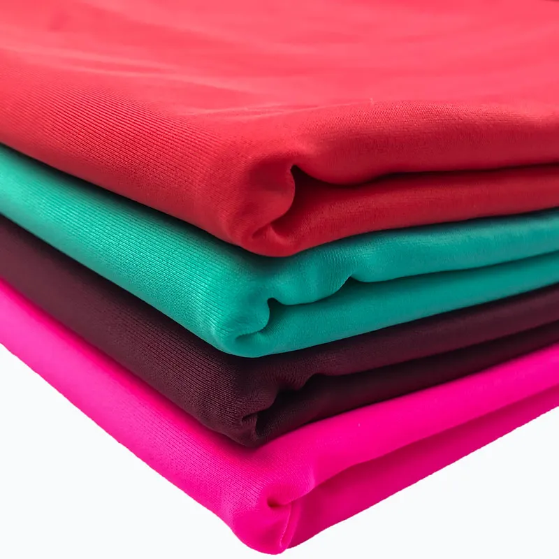 Stock lot high quality elastic full dull soft 82 nylon 18 spandex fabric for swimwear