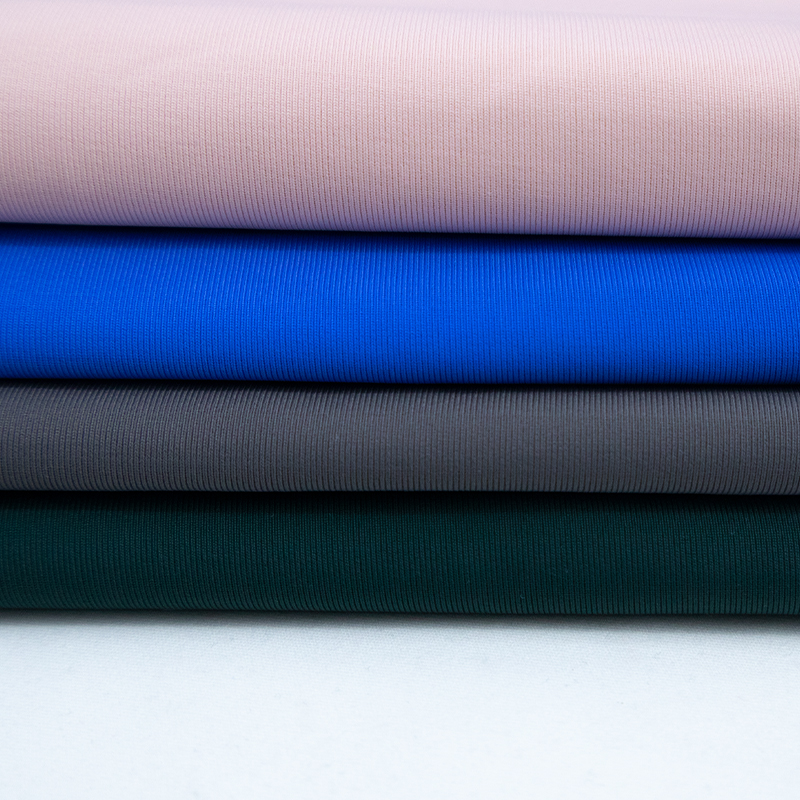 Super soft 4 way stretch plain dyed weft knit spandex lycra fabric for underwear