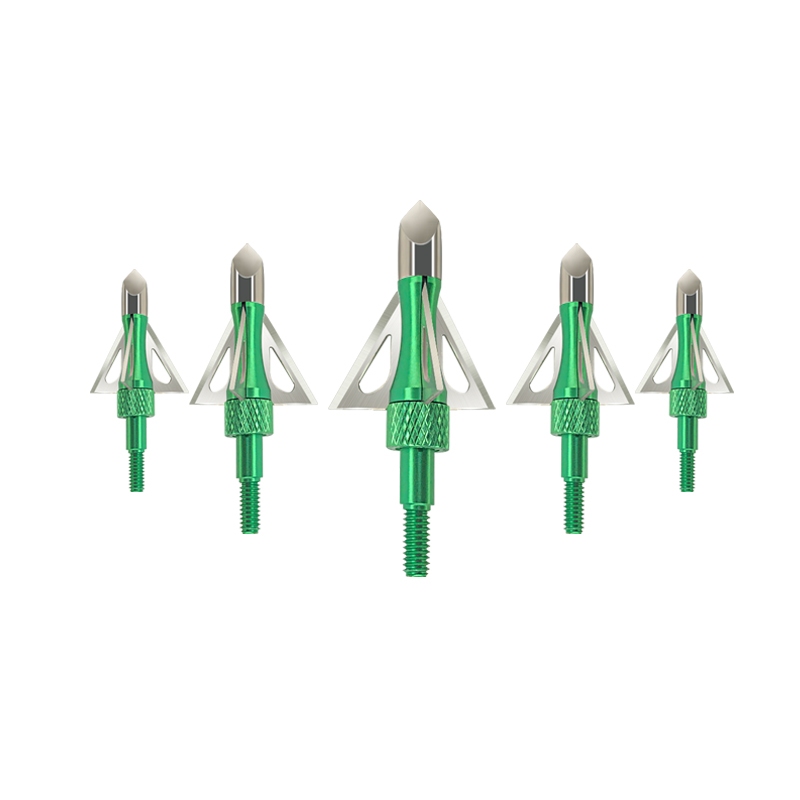 100grain Archery Broadheads Green