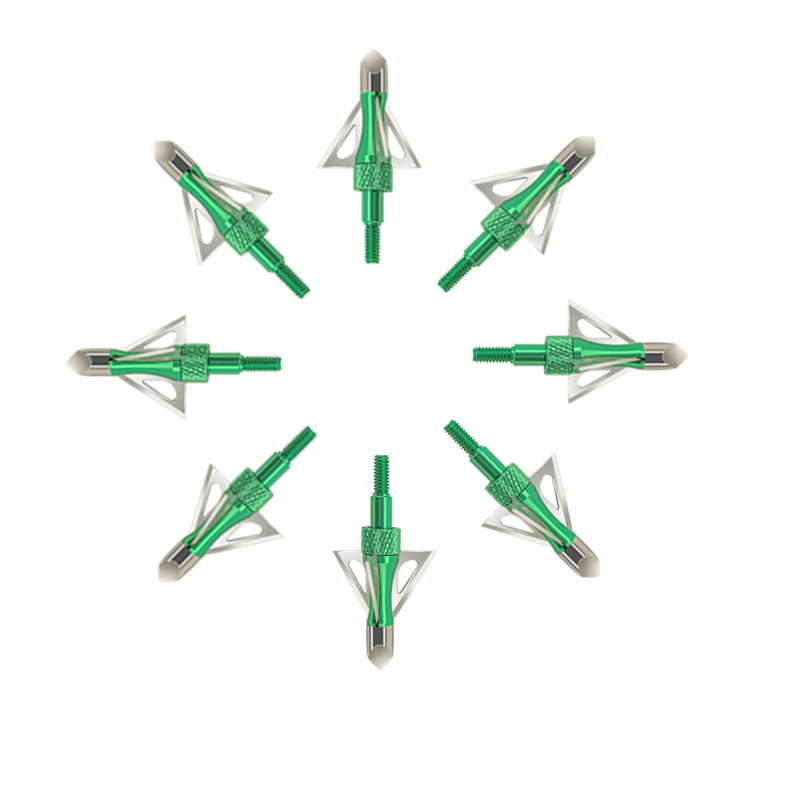 100grain Archery Broadheads Green