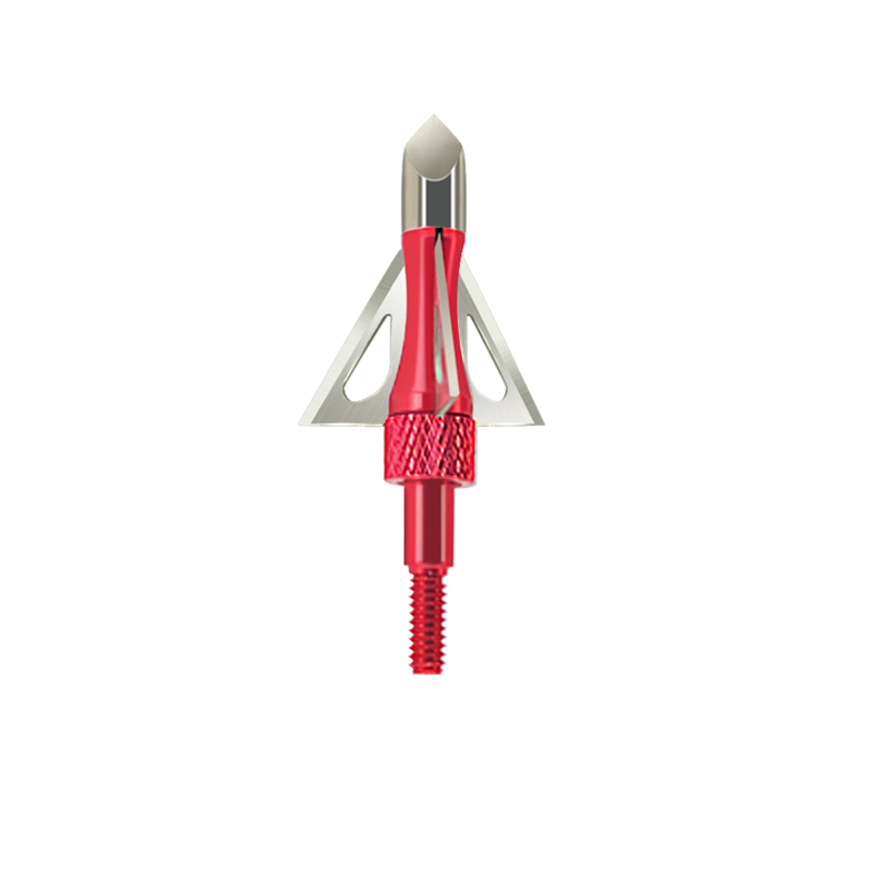 100 grani Tiro con l'arco Broadheads Rosso