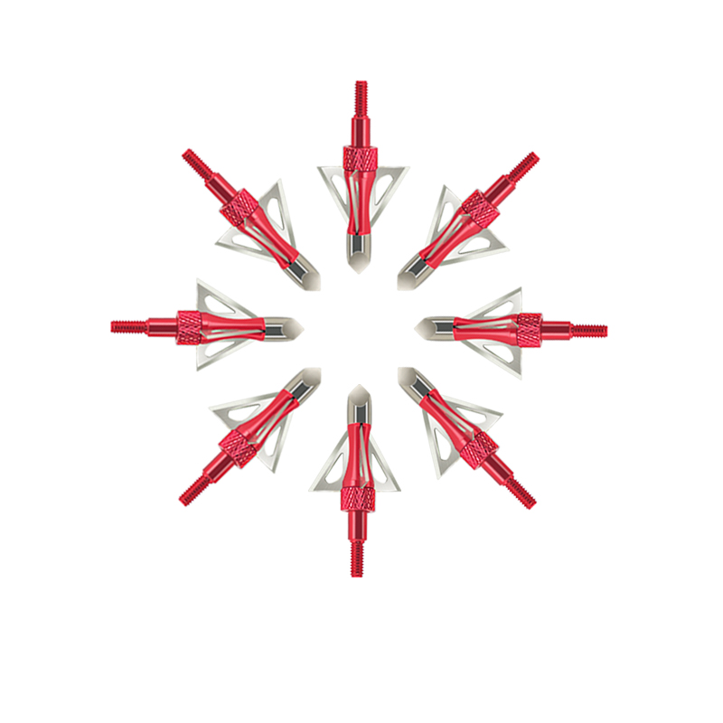 100grain Boogschieten Broadheads Rood