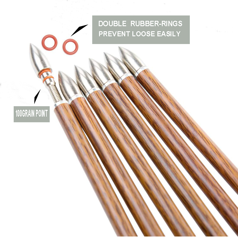 Traditional Arrows 300 400 500 600 Spine Turkey Feather 30 32 Inch Carbon Shafts for reverse Longbow Compound Bows Hunting Targets