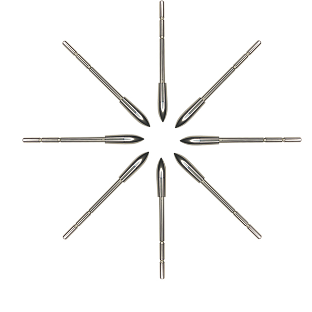 .166 Zoll Break-Off-Punkte haben ein Korngewicht von 100-110-120