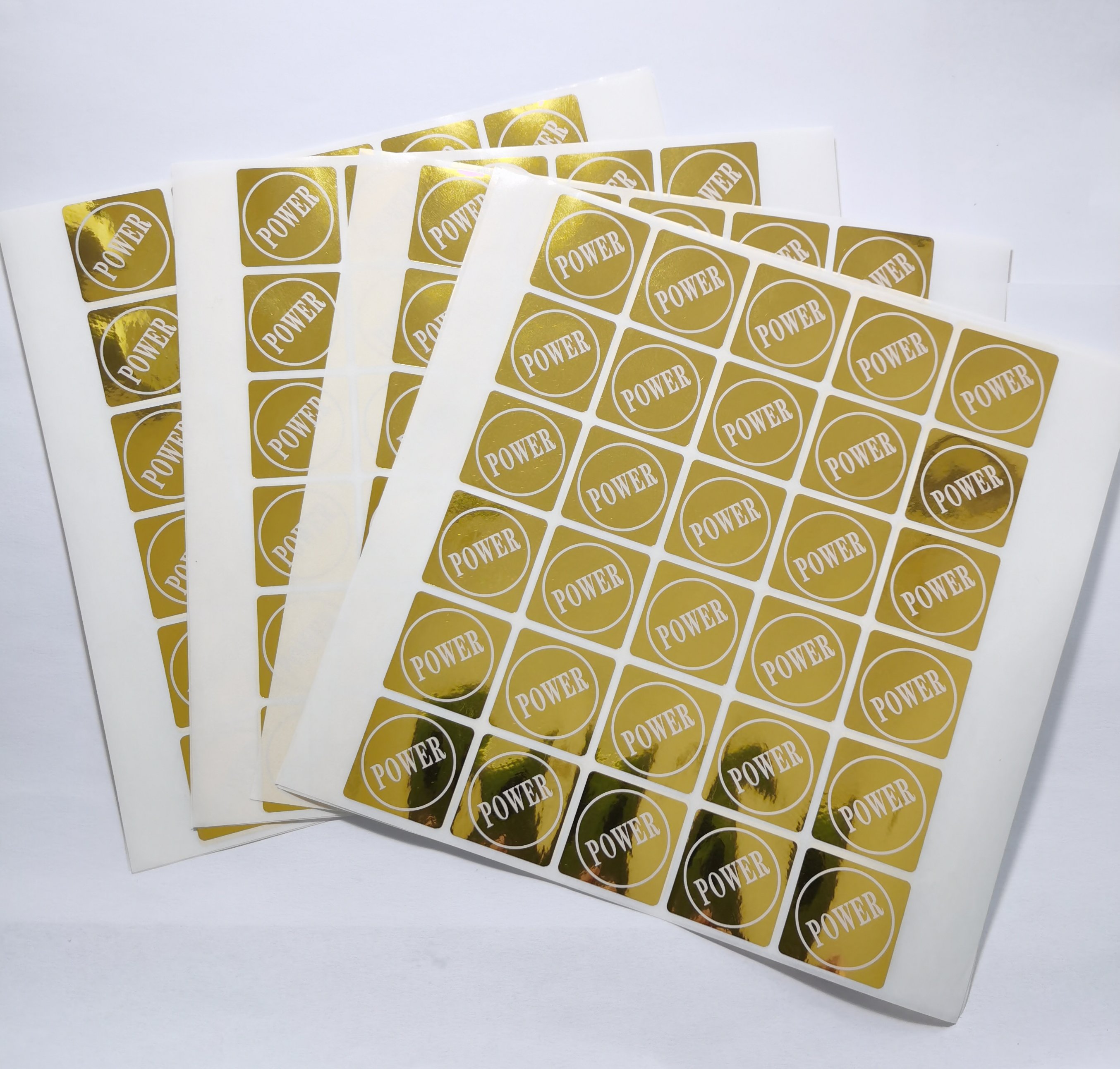 A variety of holographic sticker material color selection