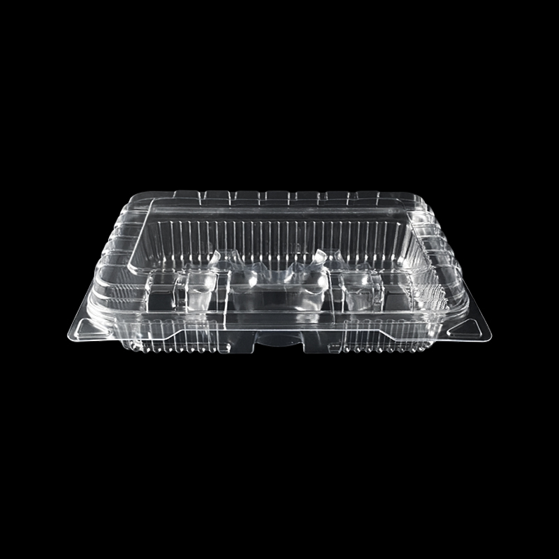 Clear PET Thermoformed Cupcake Container with Secure Lid for Bakery Packaging